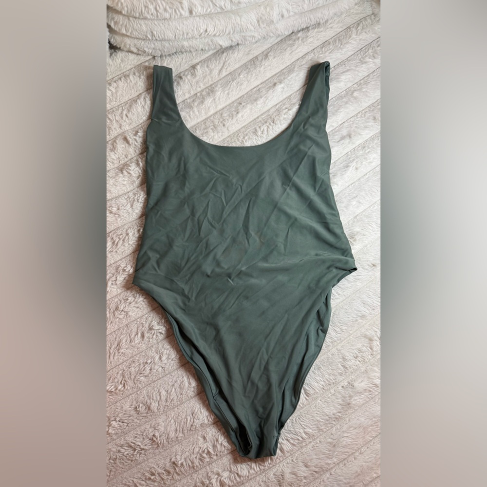 American Eagle Outfitters Green One-Piece Swimsuit